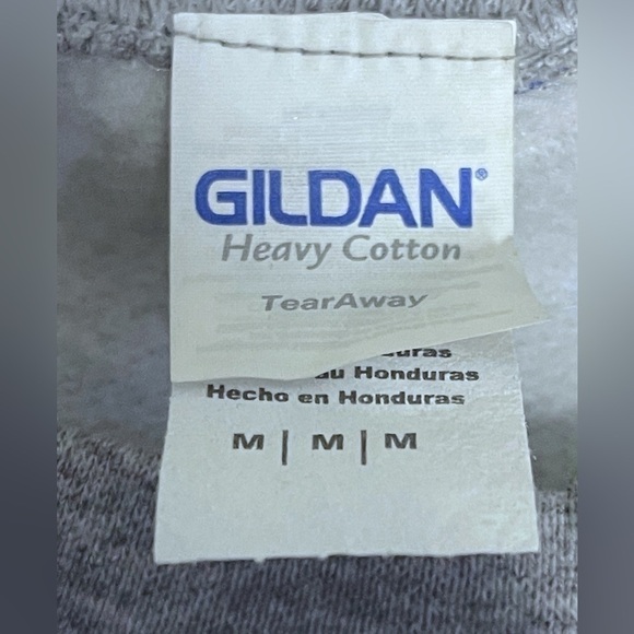 DISNEY Little Mermaid Gray Crew Sweatshirt “Messy Hair Don’t Care” Size M - Picture 5 of 6